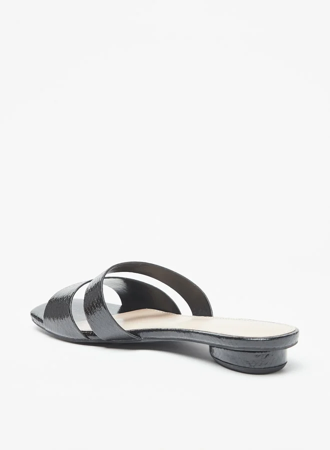 فلورا بيلا من شو إكسبرس Women's Textured Slip-On Flat Sandals Ramadan Collection