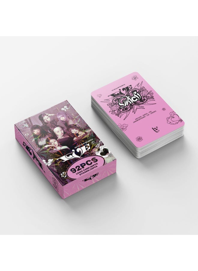 NIBEMINENT 92 Pcs Kpop IVE IVE SWITCH Lomo Cards Card For Fans Collection Gifts - Image 2