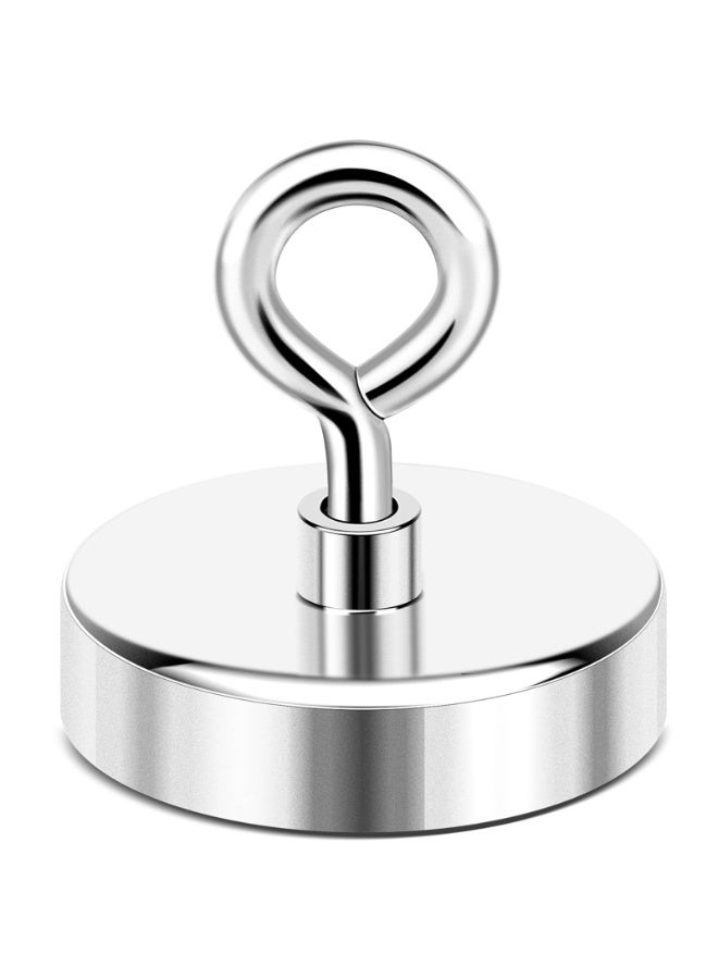 WALALLA Super Strong Neodymium Retrieval Magnet - 140kg Capacity, with Eyebolt for Underwater Exploration & Recovery - 60 mm (2.36 inch) High-Performance Magnet for Professional Use - Image 1