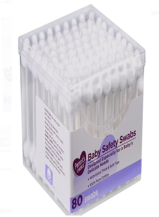 Parent's Choice Baby Safety Swabs, 80 Ct - Image 1