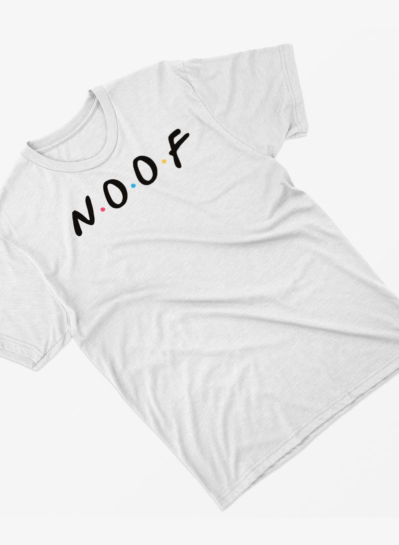 Fashion World Cotton T-shirt Printed with High-quality Friends by name NOOF - Image 2