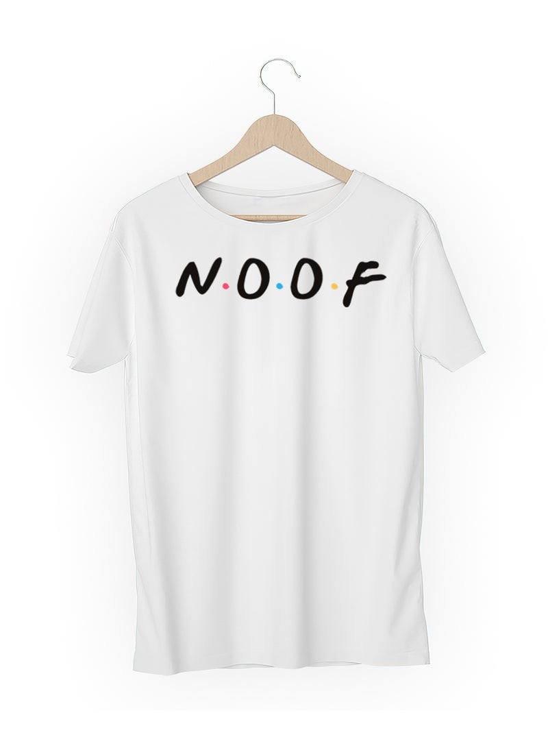 Fashion World Cotton T-shirt Printed with High-quality Friends by name NOOF - Image 3