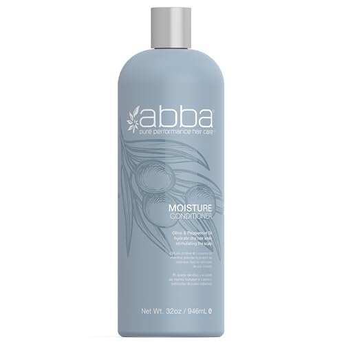 ABBA Moisture Conditioner, Olive Butter & Peppermint Oil, 32 Fl Oz - Image 1