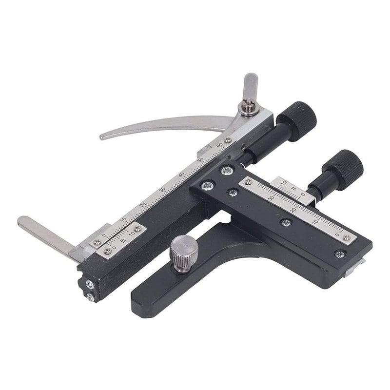 Aluminum Alloy Microscope Caliper Precision Adjustable Mechanical Stage for Laboratory Research - Image 2