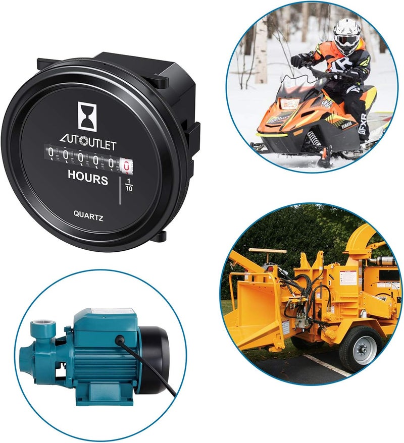AUTOUTLET Quartz Hour Meter Gauge - Image 4