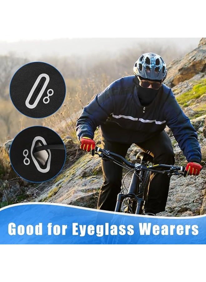 Generic 2Pcs Balaclava Face Mask with Glasses Holes for Men Women,Summer Cooling Shiesty Full Mask,Sun UV Protection for Motorcycle,Cycling,Skiing  - Image 3