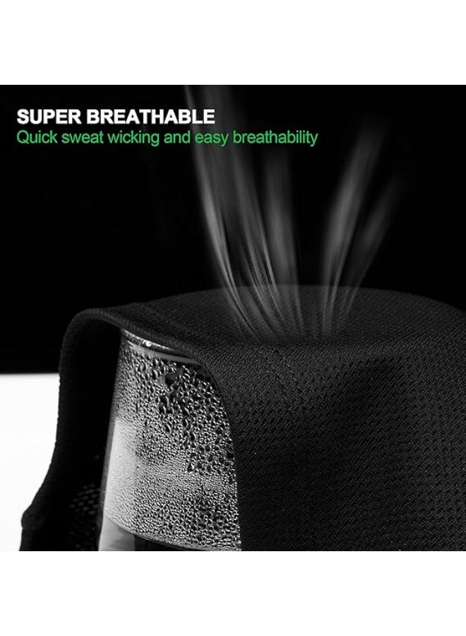 2Pcs UV Protection Ice Silk Balaclava Face Mask, Men Women Summer Cooling Breathable Mask, for Outdoor Running Cycling - Image 3