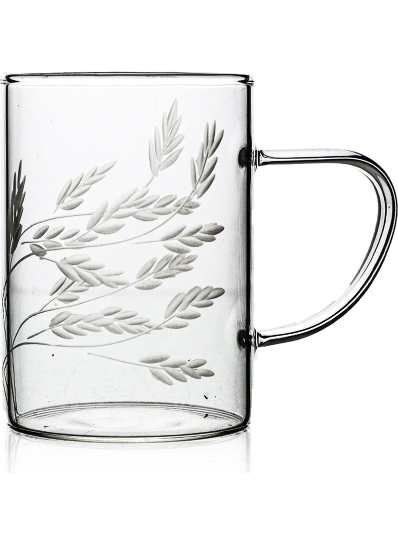 Decocia - K50 BOROSILICATE THIN GLASS MUG 200CC WITH DROP PATTERN - Image 1