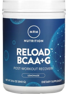 Reload BCAA+G , Post-Workout Recovery, Lemonade, 29.6 oz (840 g)