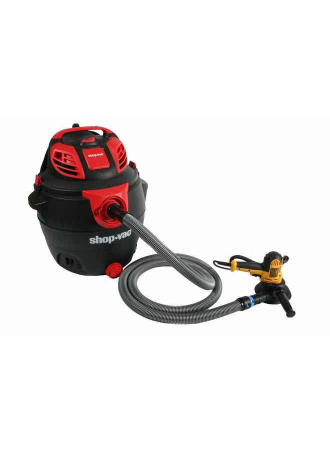 Cen-Tec Systems 94192 Quick Click 16 Ft. Hose for Home and Shop Vacuums with Multi-Brand Power Tool Adapter for Dust Collection, Silver, Feet - Image 3