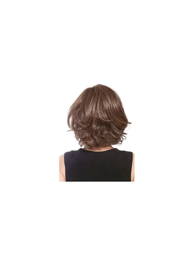 NIBEMINENT Short Curly Hair Wig Brown - Image 2