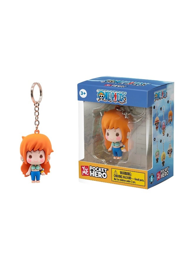 One Piece Collectible Keychain Pocket Hero Chibi Series - Nami - Image 1