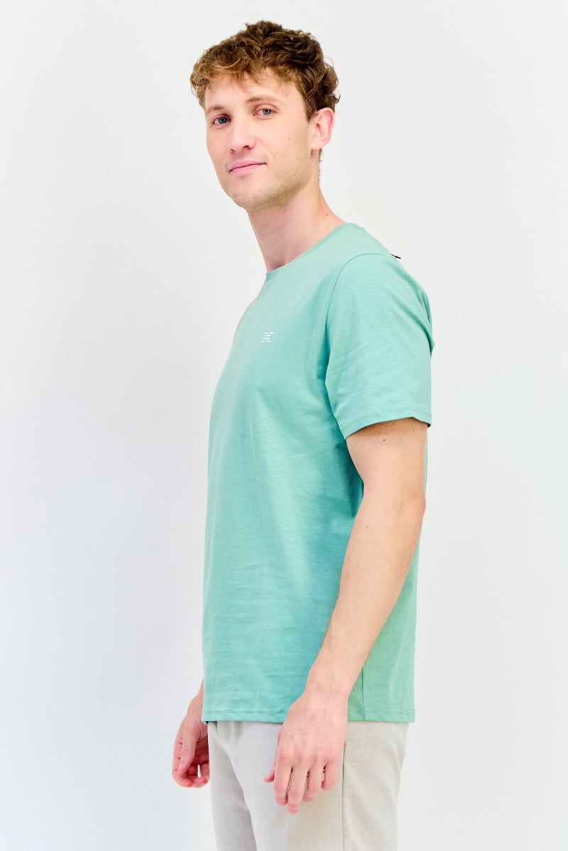 RBX Men Sportswear Fit Short Sleeve Outdoor T-Shirt, Sage Green  - Image 2