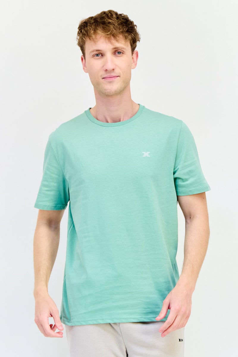 RBX Men Sportswear Fit Short Sleeve Outdoor T-Shirt, Sage Green  - Image 1