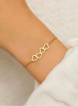 Stainless Steel Gold Plated Bracelet For Women - pzsku/Z50012688124AACE777ABZ/45/_/1702495937/34ed2964-8756-4478-a71e-6a86dda30895