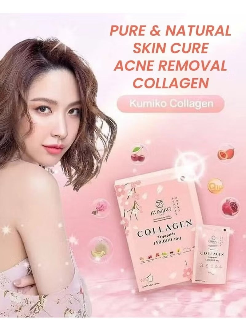 Kumiko Collagen Tripeptide 150000mg | Premium Japanese Collagen Drink with Q10 & Natural Extracts - Image 3