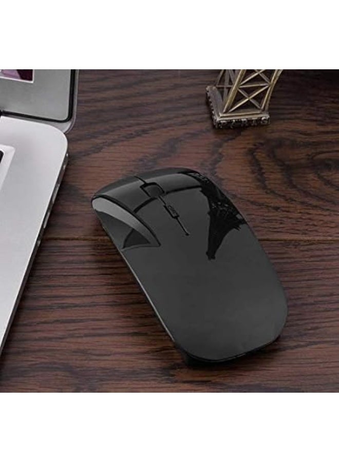 Ergonomic Rechargeable Wireless Bluetooth Mouse – Silent Click, USB Compatible with MacBook, iPad, iPhone, Android, PC & Laptop  - Image 2