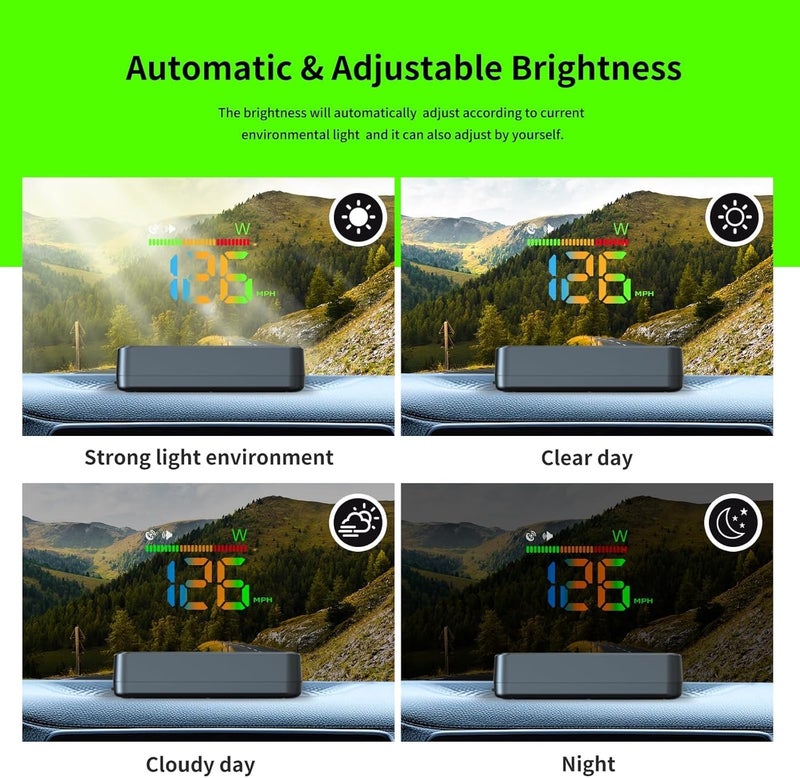AZIJYV H4 Heads Up Display for Cars - Image 4