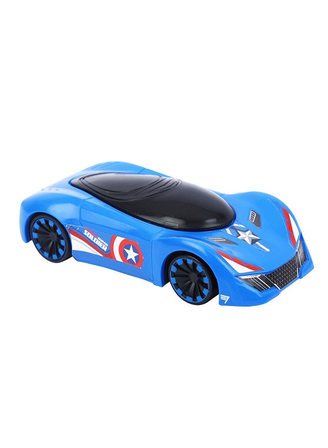 Marvel Skoodle Pull Back Mightiest Racer Captain America – Toy Vehicle for Kids Ages 3+ - Image 2