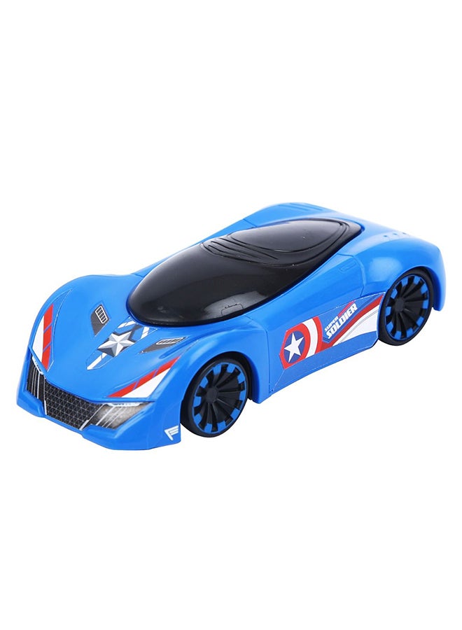 Marvel Skoodle Pull Back Mightiest Racer Captain America – Toy Vehicle for Kids Ages 3+ - Image 3