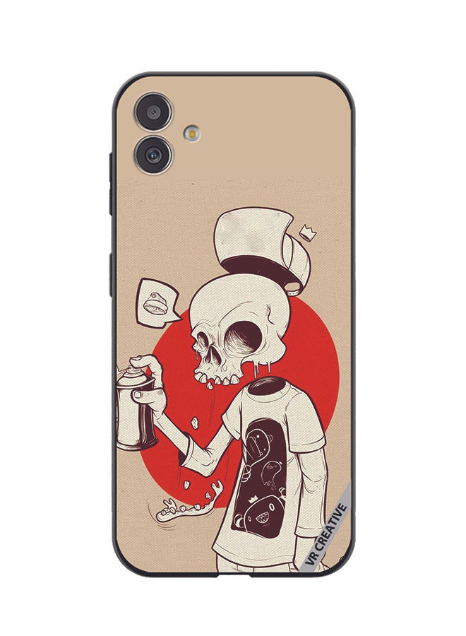 VR CREATIVE Protective Case Cover For Samsung Galaxy F14 Skeleton Design Multicolour - Image 1