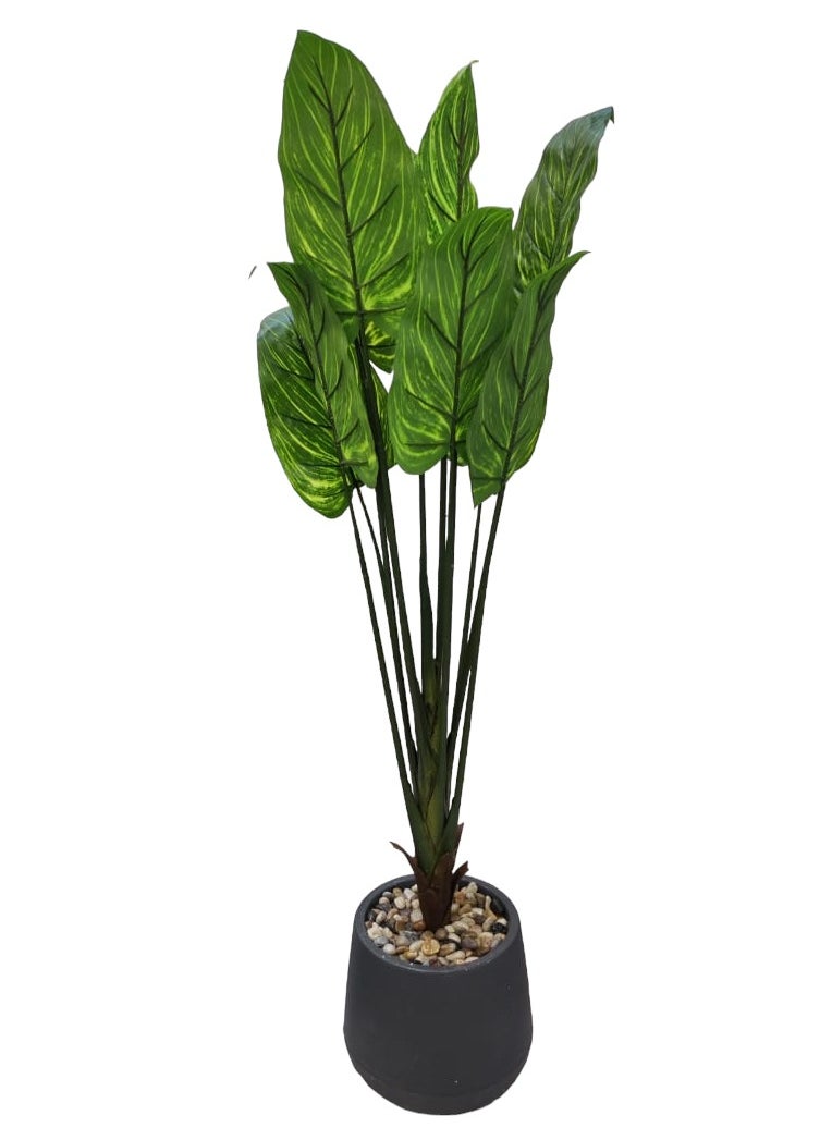 AL KHALDIYA Artificial decorative plant tree with pot, 140 cm  - Image 1