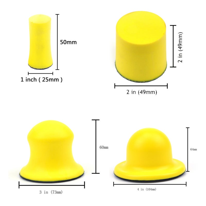 Direct Selling Hand Polishing Plate Dust Collection Round Manual Polishing Disc Self-Adhesive Flocking Sandpaper Polishing Disc Car Beauty Cleaning - Image 3