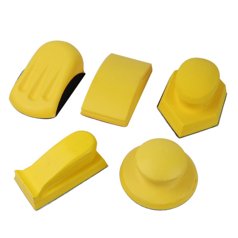 Direct Selling Hand Polishing Plate Dust Collection Round Manual Polishing Disc Self-Adhesive Flocking Sandpaper Polishing Disc Car Beauty Cleaning - Image 4