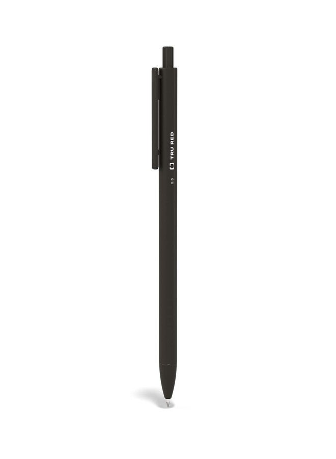 TRU RED Retractable Gel Pens, Fine Point 0.5mm, Black Ink, 24 Pack - Quick‑Dry Pens for Precise Office Writing - Image 2