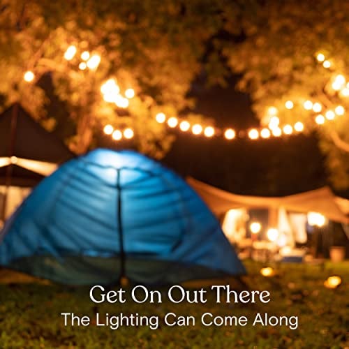 Brightech Ambience Pro USB Powered String Lights - 24 Ft Commercial Grade Waterproof String Lights, Outdoor Shatterproof Patio Lights for Camping, Christmas, Backyard, Porch - 1W LED Soft White Light - Image 5