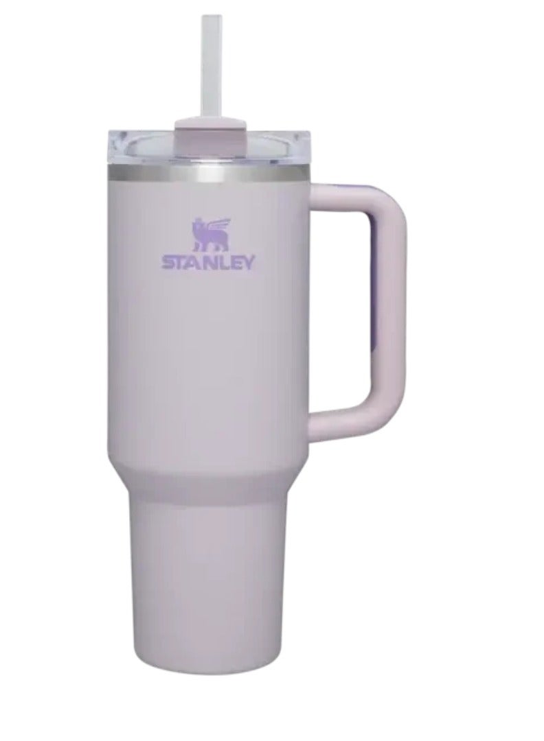Stanley Quencher H2.0 FlowState™ Stainless Steel Vacuum Insulated Tumbler with Lid and Straw – Orchid, 40oz – Keeps Drinks Cold for 11 Hours, Iced for 48 Hours, Ideal for Water, Iced Tea, Coffee & Smoothies – Dishwasher Safe, Travel Mug for Hot & Cold Beverages - Image 3