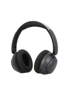 Mezone Lukas Active Noise Cancelling Headphones, Wireless Bluetooth On-Ear Headphone with Mic, Deep Bass, Up to 40H Playtime, Type C Charging & Adjustable Headband Base, Space Grey  - Image 4