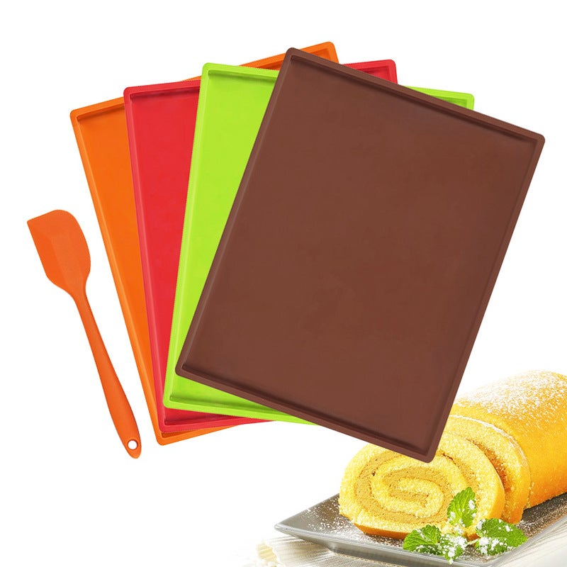 Swiss Roll Silicone Mould High Temperature Resistant Baking Pad Baking Pad Home Baking Fruit Dehydration Gadget - Image 2