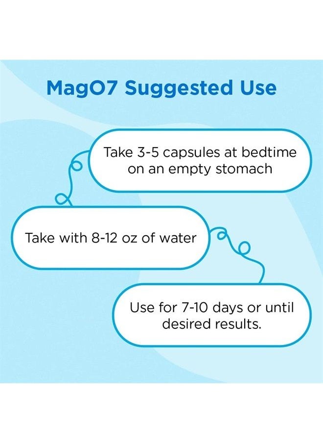 nbpure - Mag O7 Oxygen Digestive System Cleanser Capsules, 180 Count - Image 1
