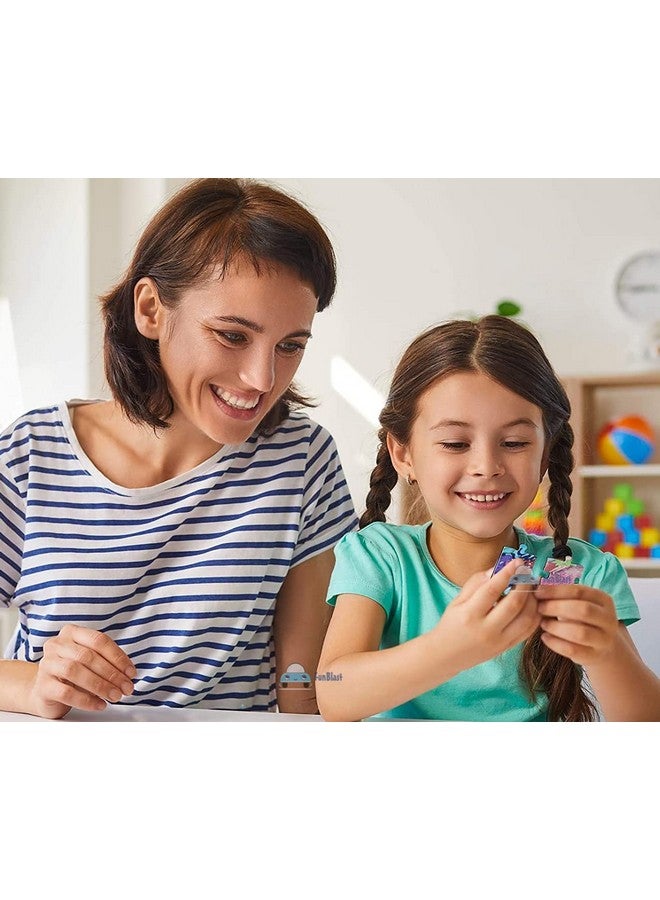 فنبلاست ألغاز الصور المقطوعة الخشبية من فن بلاست للأطفال - مجموعة ألغاز الصور المقطوعة الخشبية بدون ورق على شكل حورية البحر، ألغاز أرضية يمكنك صنعها بنفسك للأولاد والبنات، ألعاب تعليمية للأطفال (28 قطعة؛ متعددة الألوان) - Image 4