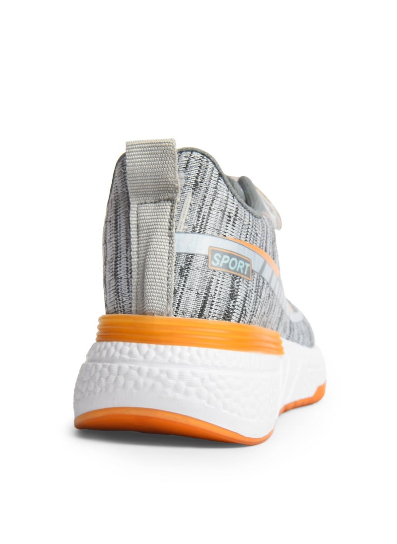 Desert Kid's Sportive Knit Sneakers – Stylish Printed Design  - Image 4