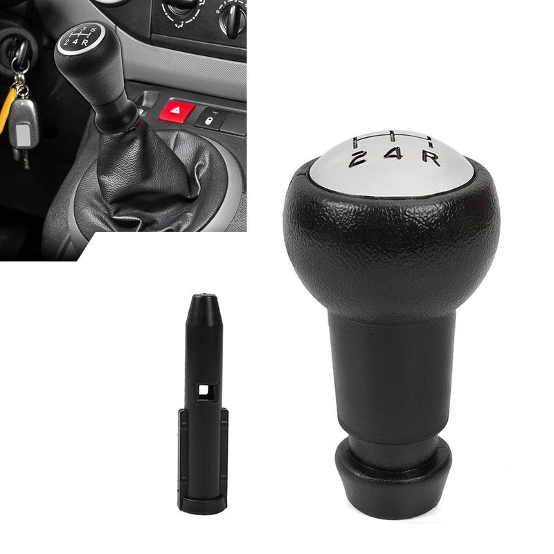 Car Gear Stick Shift Knob Black for Peugeot 106 107 205 206 207 301 306 307 308 406 407 605 807 2008 3008 5008 for Citroen C2 C3 C4 B6 B9 - Image 1