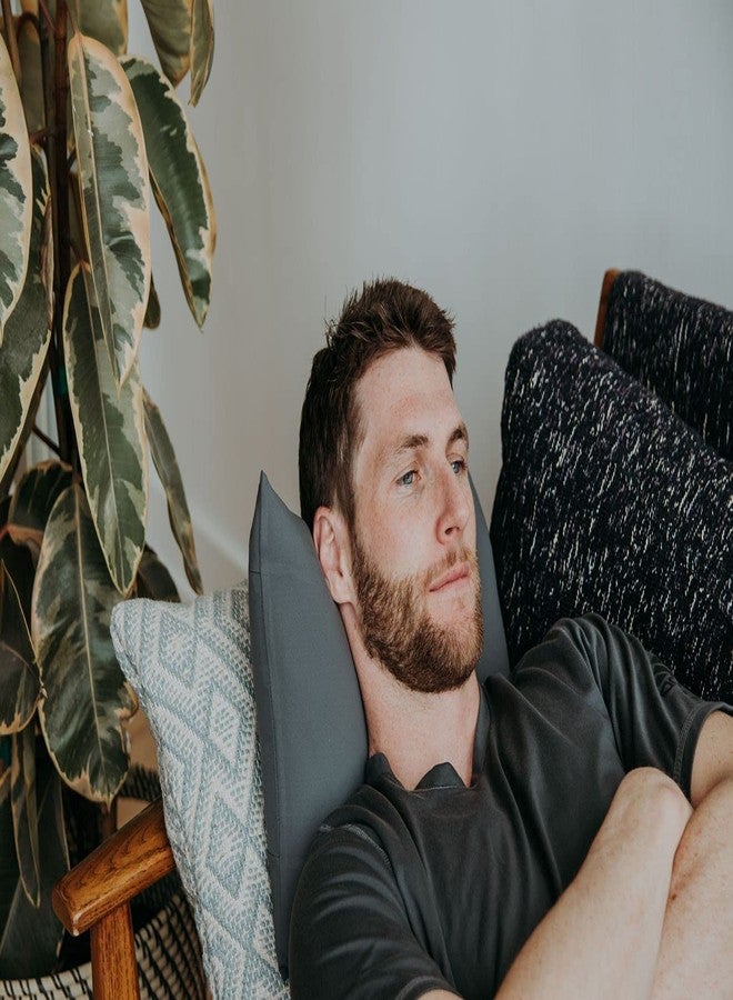 سبراي وسادة سبراي للتعافي، وسادة داعمة ومُشكّلة بتقنية فلو فورم التكيفية، مثالية لآلام الرقبة والظهر (رمادي فاتح) - Image 2