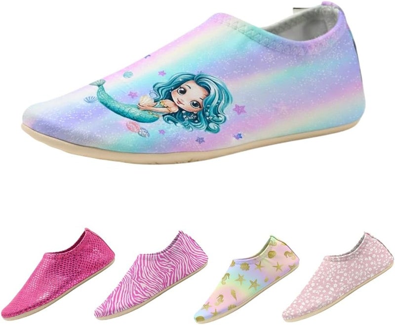 Slipstop Space saving design picks AntiSlip Shoes for Kids - Quick-Dry Aqua Socks Beach Shoes for Kids - Barefoot Shoes for Water Sports Yoga Exercise Experience optimized build - Image 1