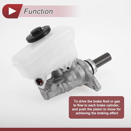 HEROFFIX 1 Pc Brake Master Cylinder for Lexus GS300 2005-2006 Hydraulic Master Cylinder with Reservoir No.4702830030 Aluminum Alloy Plastic - Image 5