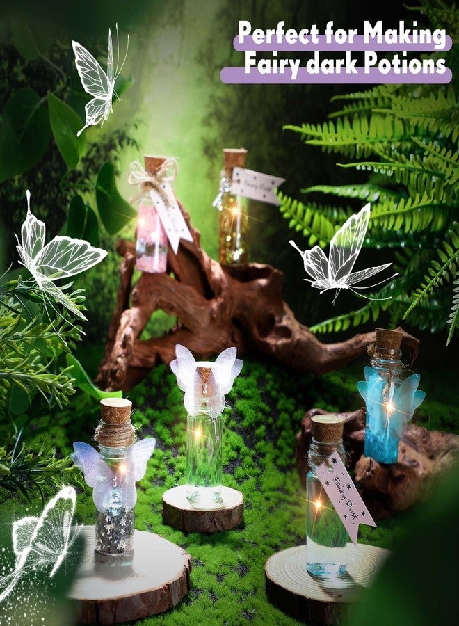 Jinei 174 Pieces Fairy Magic Potions Kit with 24 Mystery Witch Potion Bottles Fairy Wing DIY Magic Mix Making Kit for Christmas Decorations Birthday Creative Gifts Filling Supplies(Classic Style) - Image 3