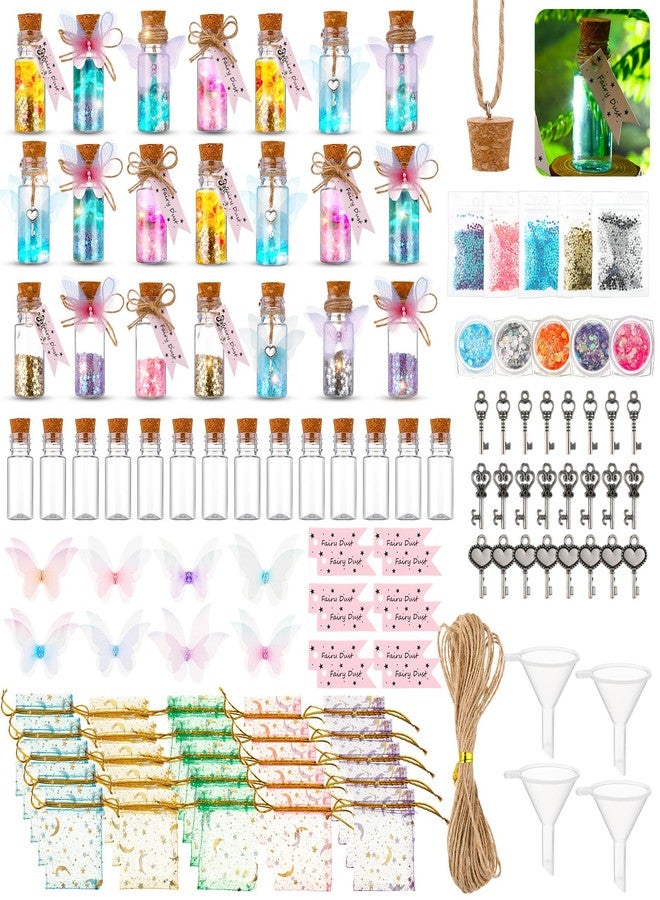 Jinei 174 Pieces Fairy Magic Potions Kit with 24 Mystery Witch Potion Bottles Fairy Wing DIY Magic Mix Making Kit for Christmas Decorations Birthday Creative Gifts Filling Supplies(Classic Style) - Image 1