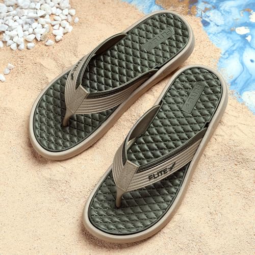 FLITE Flip Flop FL-454 Khakhi For Men - Image 2