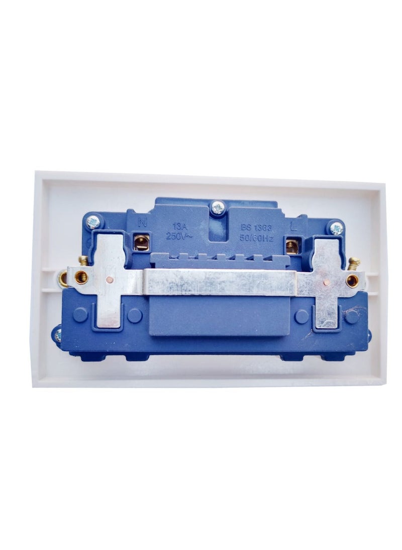 TERSEN - Universal Wall Socket Dual 2 USB Plug Switch Power Supply Plate High Quality Charger Multifunctional Three Hole Double Usb Socket - Image 1