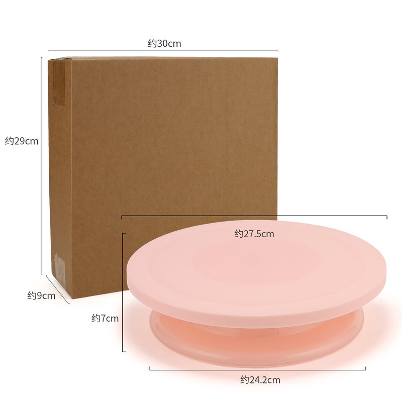 Diy Baking Tools Cake Decorating Table Plastic Rotating Cake Cream Turntable Lightweight Stable Cake Turntable - Image 1