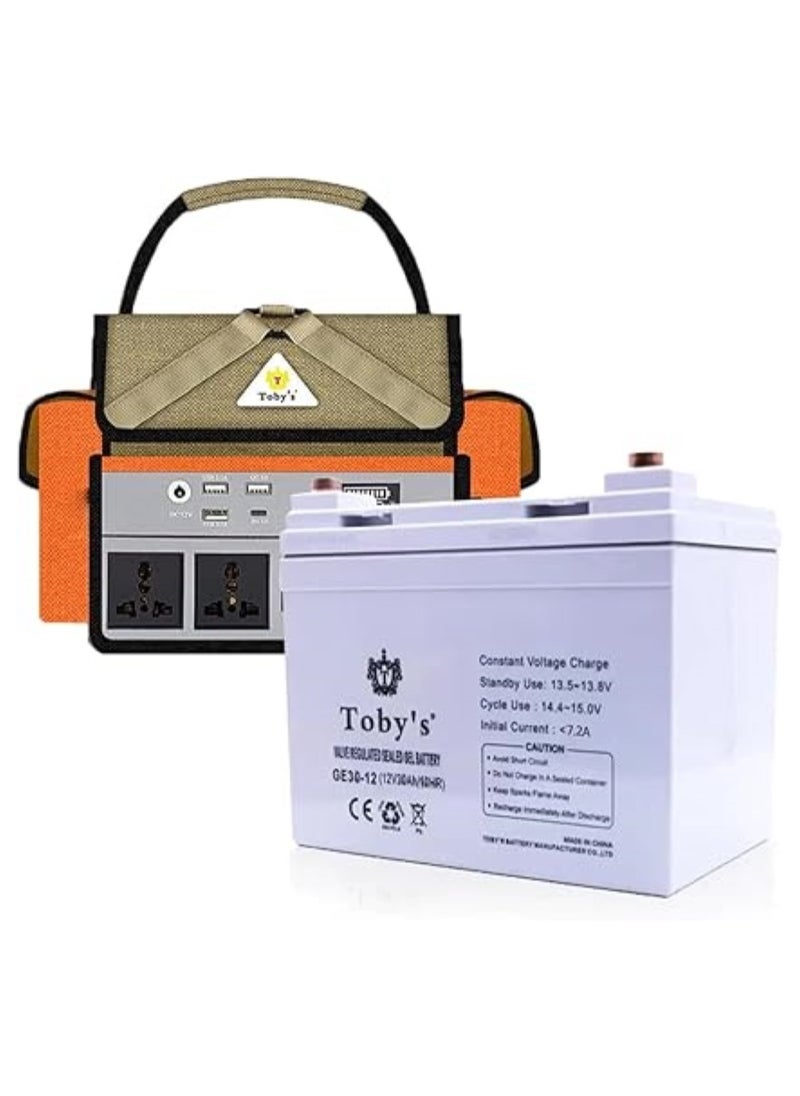 Power Inverter With Rechargeable Battery