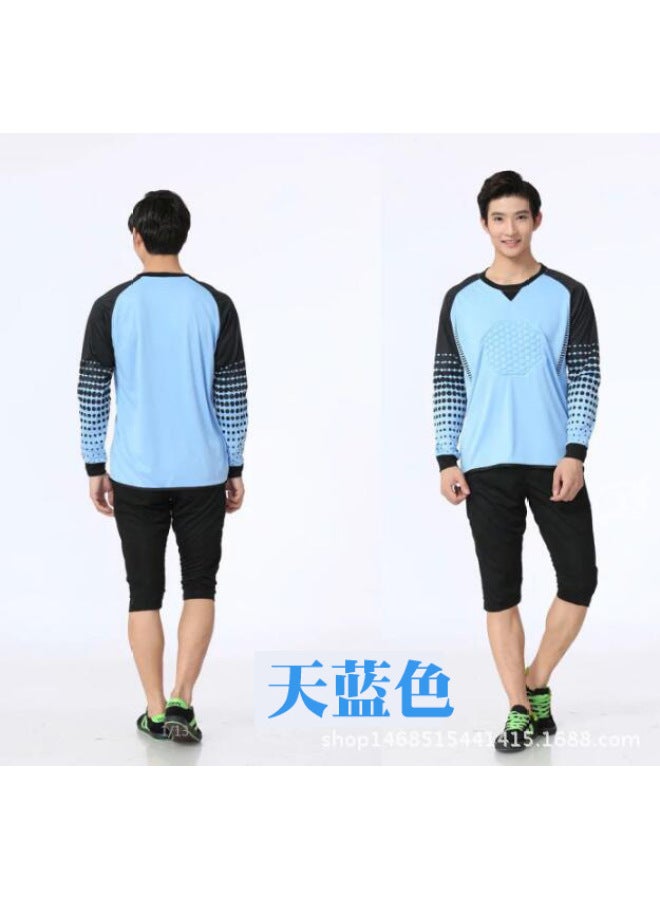 Light Blue Football Jersey - Image 1