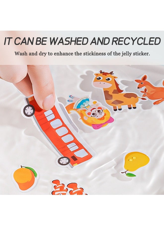 Beyond Animals Stickers Set, No Mess Sticker Art for Kids, Craft Kits, DIY Activity, Travel Toys, Fine Motor Skills, Gifts for Boys & Girls Ages 3, 4, 5, 6, 7  - Image 3