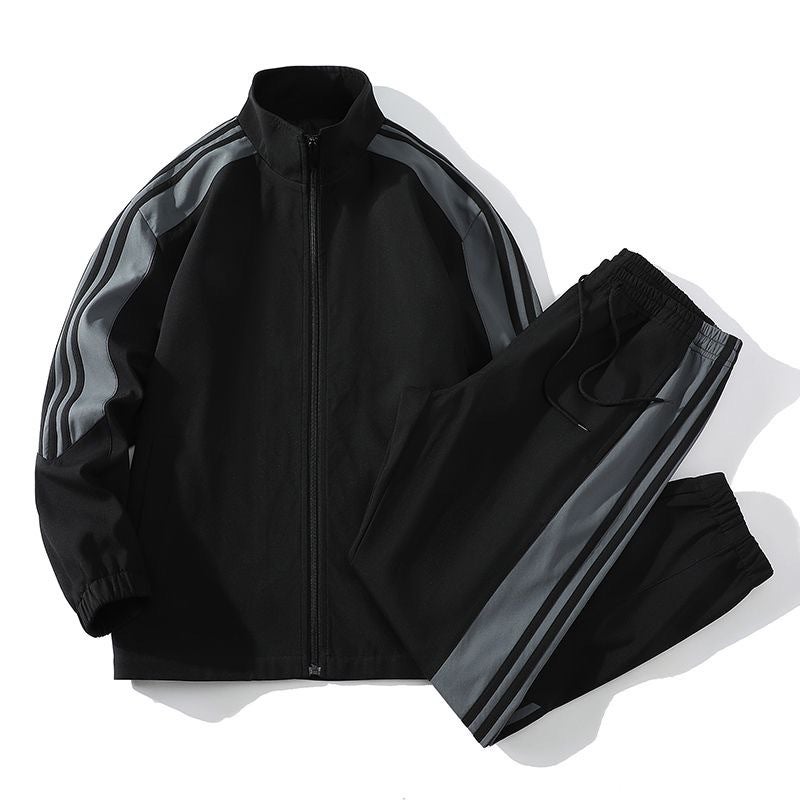 Unisex Casual Sport Suit Set Black