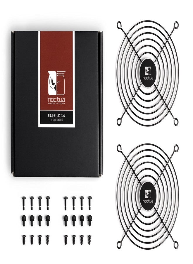 Noctua NA-FG1-12 Sx2, Fan Grills for 120mm Fans (Set of 2, Black) - Image 3